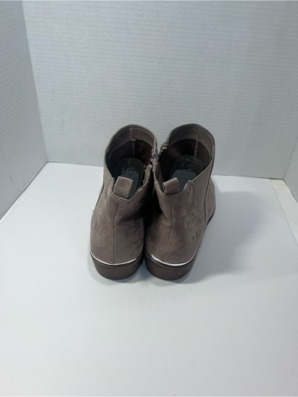 torrid Taupe Suede Chelsea Ankle Boots - Picture 4 of 6